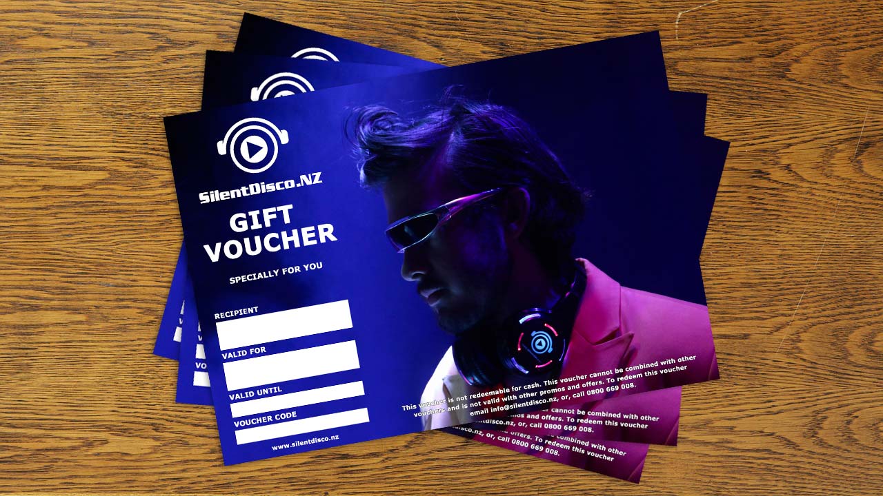 Silent Disco Gift Vouchers